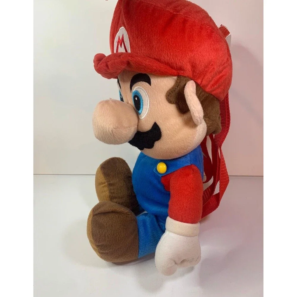 Super Mario Bros. Plush Doll Backpack 19” Official Nintendo